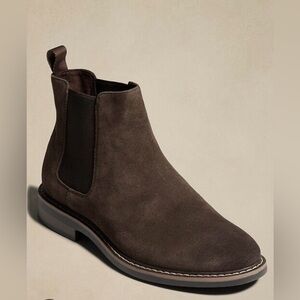 Men's Brown Suede Chelsea Boot Size 12